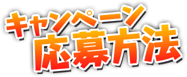 キャンペーン応募方法